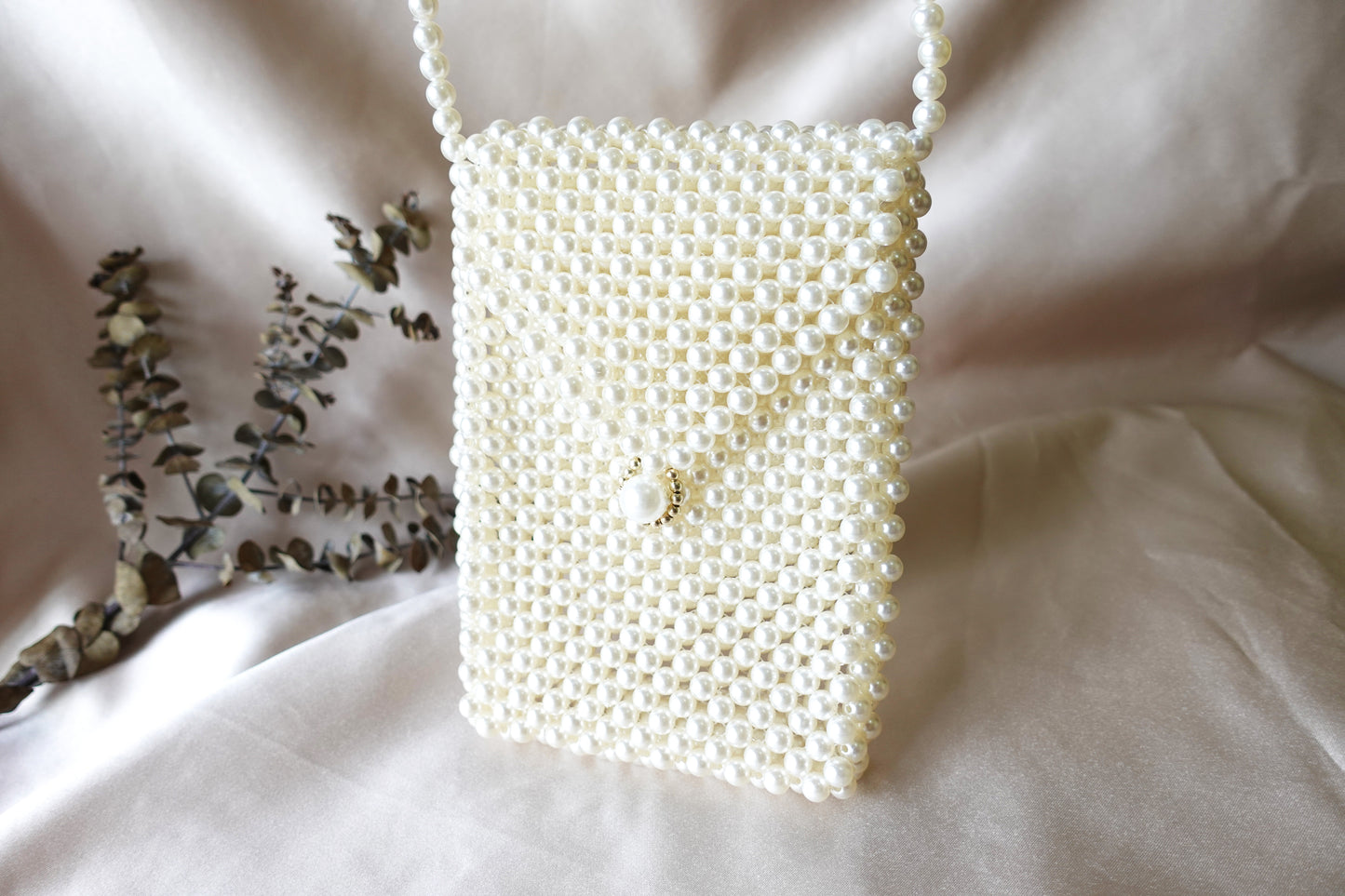 Nalisa Handmade Pearl Sling Bag