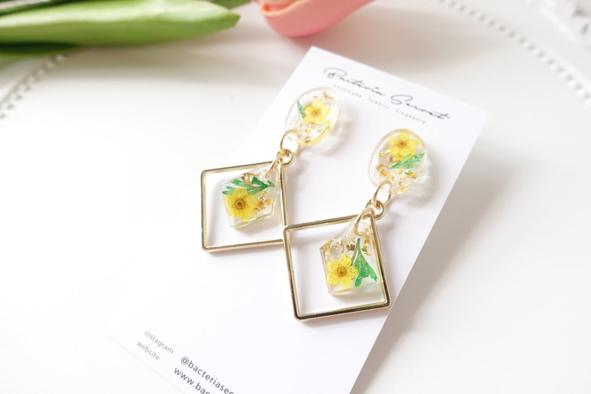 🌸Spring Collection🌸 Ariella Yellow Flower Earrings