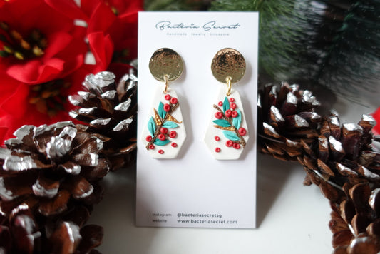 Merry Little Christmas Clay Earrings 6