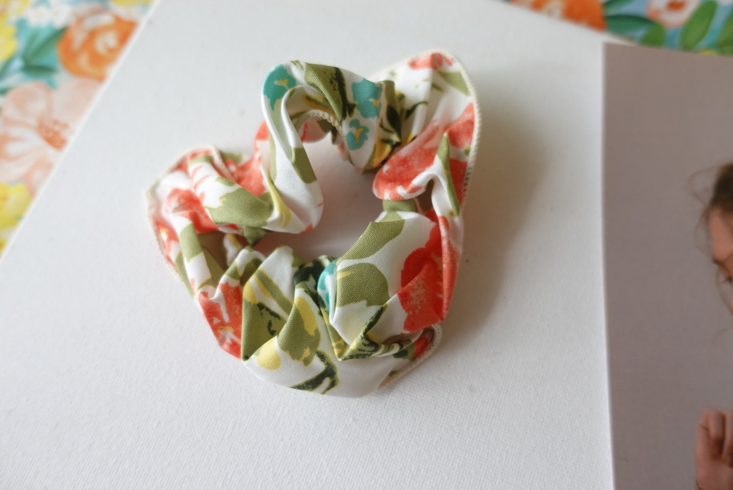 Chamonix Floral Scrunchies