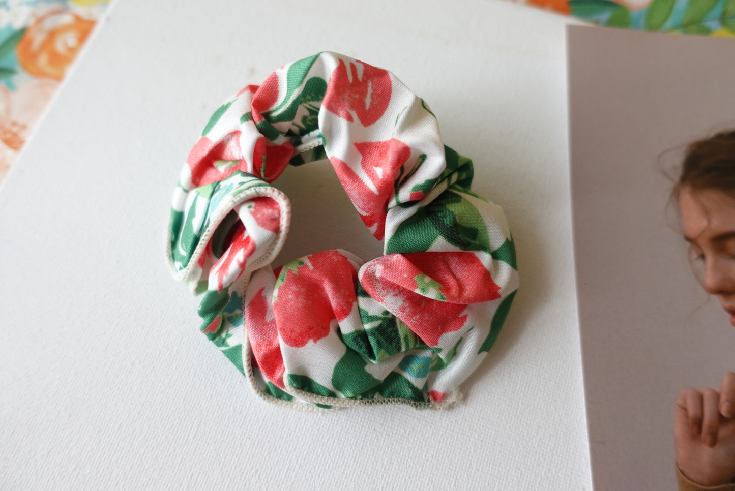 Chamonix Floral Scrunchies